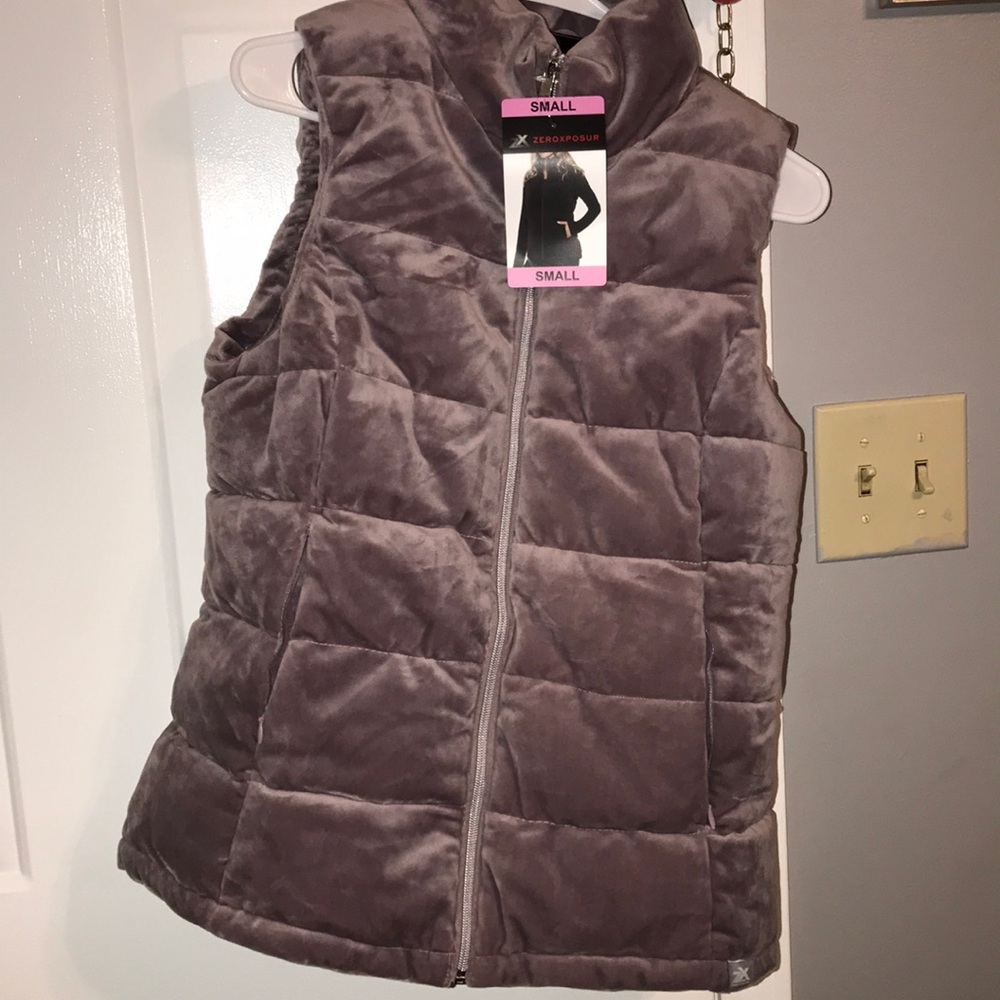 Warm velvet vest